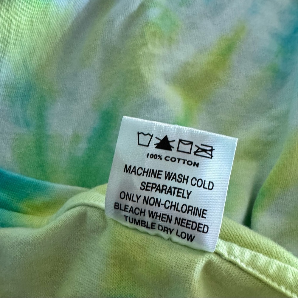 Hanes Blue and Green Short Sleeve Tee - Picture 3 of 3